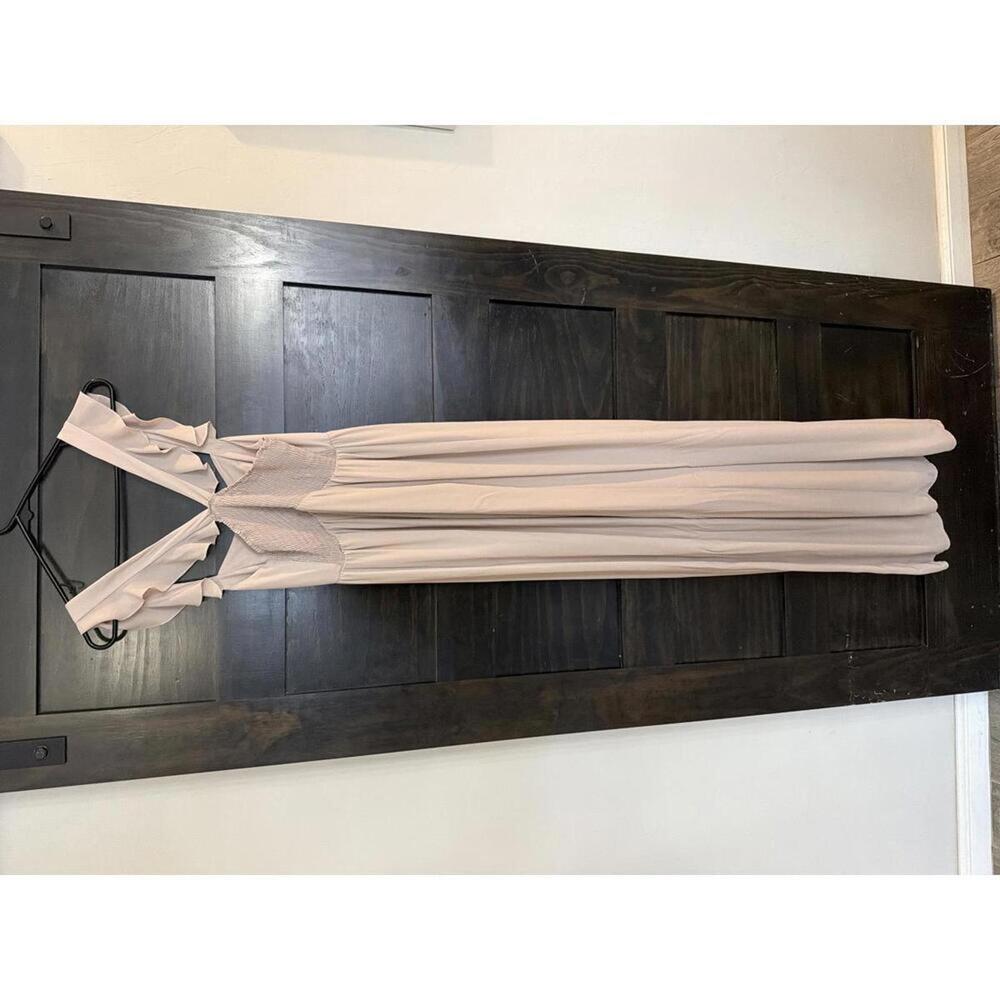 Show Me Your MuMu Maxi Dress with Ruffle Straps - Picture 3 of 5